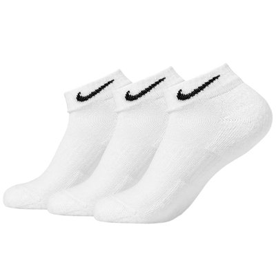 Nike skarpety 3 pary długie za kostkę mix białe 