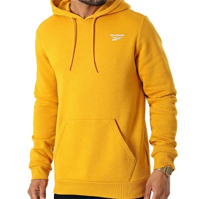 Reebok bluza męska kangurka żółta