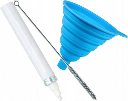 Czarny stojak organizer metalowy na przyprawy szklane słoiczki w zestawie naklejki i lejek