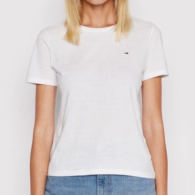 T-shirt Tommy Jeans koszulka 2 sztuki bluzka damska granatowa i biała