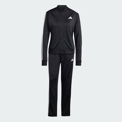 Adidas komplet dresowy czarny damski spodnie bluza 