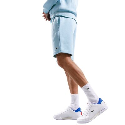 Spodenki Lacoste szorty męskie błękitne małe logo