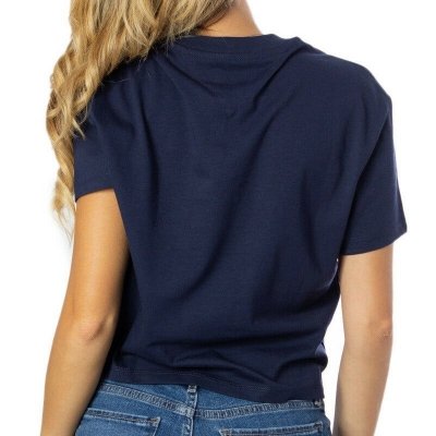 T-shirt Tommy Jeans koszulka bluzka damska granatowa duże logo
