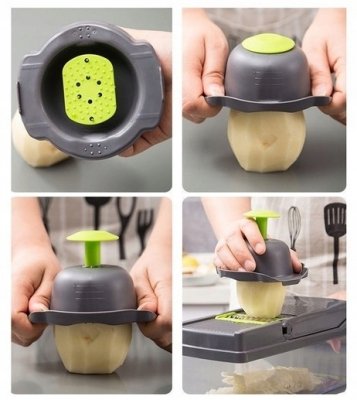 Wielofunkcyjna krajalnica i tarka do warzyw i owoców