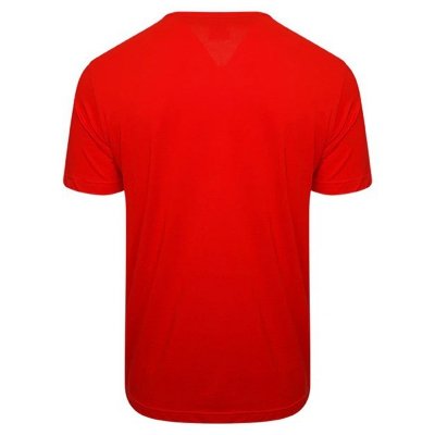 Puma t-shirt czerwony koszulka męska na krótki rękaw logo na piersi