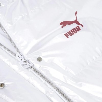 Puma kurtka damska na zimę puchowa biała