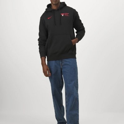 Bluza Nike Chicago Bulls męska kangurka czarna z nadrukiem