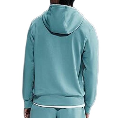 Bluza Nike seledynowa z kapturem bawełniana kangurka