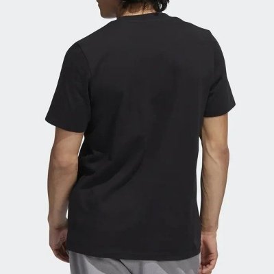 T-shirt Adidas koszulka złote logo krótki rękaw