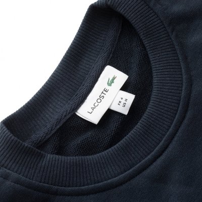 Bluza męska Lacoste granatowa bawełniana wkładana przez głowę