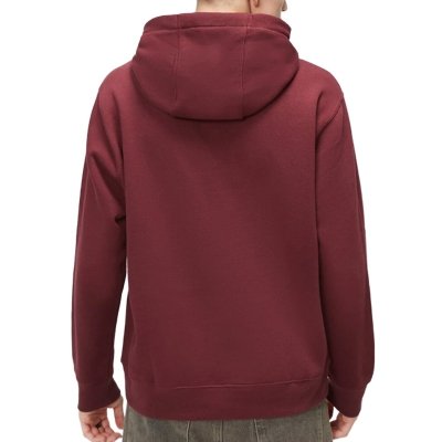 Bluza Nike bordowa z kapturem bawełniana kangurka