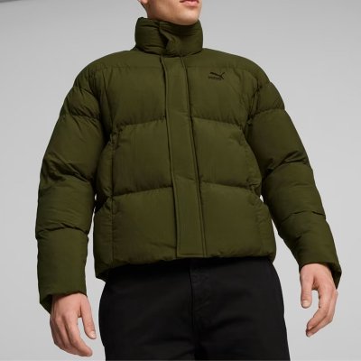 Puma kurtka męska zielona khaki bez kaptura przejściowa jesień
