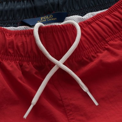 Spodenki Ralph Lauren szorty męskie czerwone małe logo