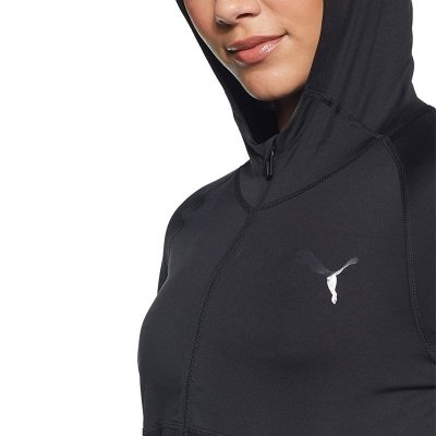 Puma bluza damska rozpinana czarna Fitness