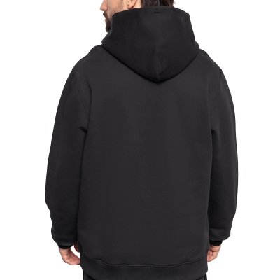 Bluza Tommy Jeans męska czarna kangurka z kapturem 