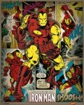 Marvel Comics - Iron Man Retro - plakat
