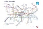 Olympic Legends Underground Map - plakat