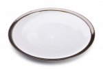 Talerz porcelanowy - Obiadowy - Biały - CAL - 24cm