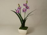 Sztuczny storczyk - Orchidea - W doniczce - 33x56cm