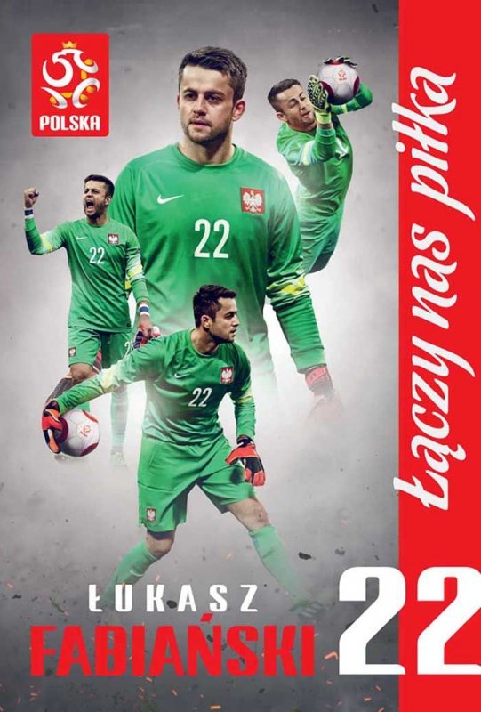Łukasz Fabiański 22 - plakat - Piłka Nożna - Sport - Plakaty