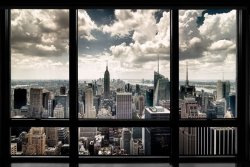 New York - Widok z okna - plakat