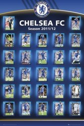 Chelsea Zawodnicy 11/12 - plakat