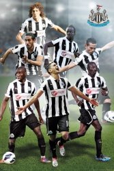 Newcastle United Players 12/13 - plakat