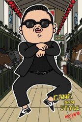 Psy Gangnam Style - plakat