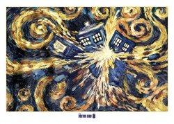 Doctor Who (Exploding Tardis) - plakat