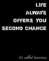 Second chance - plakat