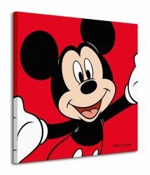 Mickey Mouse (Red) - Obraz na płótnie