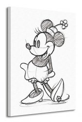 Obraz do salonu - Minnie Mouse (Sketched - Single)