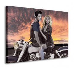 Obraz do salonu - Sunset Ride  - 80x60cm