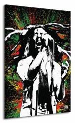 Obraz na płótnie - Bob Marley (Paint)