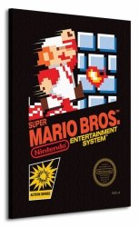 Obraz na płótnie - Super Mario Bros. (NES Cover)