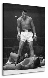Obraz na płótnie - Muhammad Ali (Ali vs Liston Portrait Corbis)
