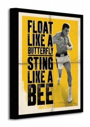 Muhammad Ali (Float Like A Butterfly - Corbis) - Obraz na płótnie