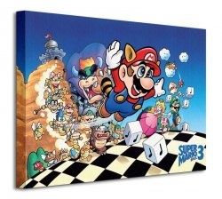 Super Mario Bros. 3 (Art) - Obraz na płótnie