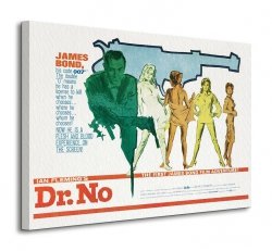 James Bond (Dr No - Gun) - Obraz na płótnie