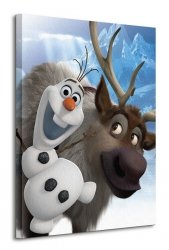 Frozen (Olaf &amp; Sven) - Obraz na płótnie
