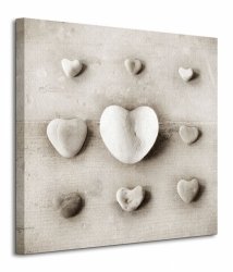 Stone Hearts - Obraz na płótnie