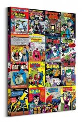 Obraz na płótnie - Batman (Kolaż okładek)