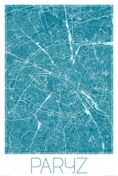 Paryż - Niebieska mapa