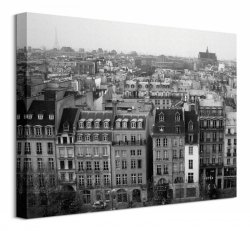 Parisian Rooftops - Obraz na płótnie