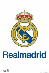 Real Madrid Logo - plakat