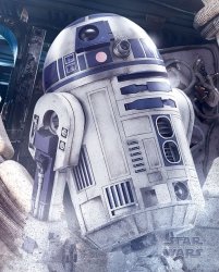 Star Wars The Last Jedi (R2-D2 Droid) - plakat