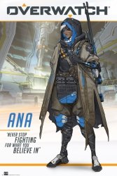 Overwatch Ana - plakat gamingowy