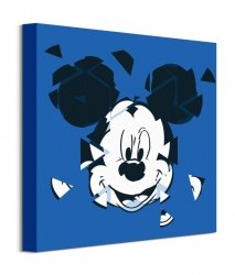 Mickey Mouse Broken Blue - obraz na płótnie