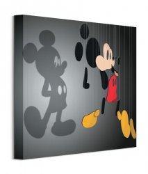 Mickey Mouse Shadow Puppet - obraz na płótnie