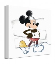 Mickey Mouse Torn - obraz na płótnie
